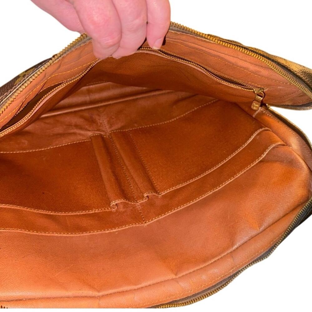 LOUIS VUITTON Serviette Ambassadeur Vintage Soft Briefcase / Leather Satchel - Picture 15 of 16